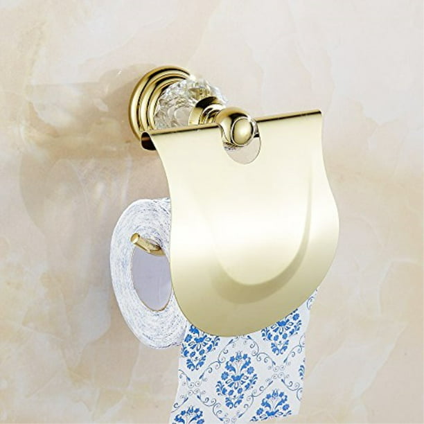Free Shipping AUSWIND Antique Gold Toilet Paper Holder Brass Polish Finished ..